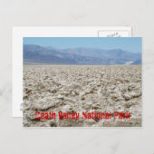 Nationaal park Death Valley Briefkaart (Voorkant / Achterkant)