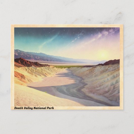 Nationaal Park Death Valley  Briefkaart (Voorkant)