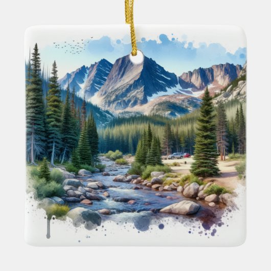 Nationaal park Death Valley Keramisch Ornament (Voorkant)