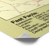 Nationaal park Death Valley Large Poster (Hoek)