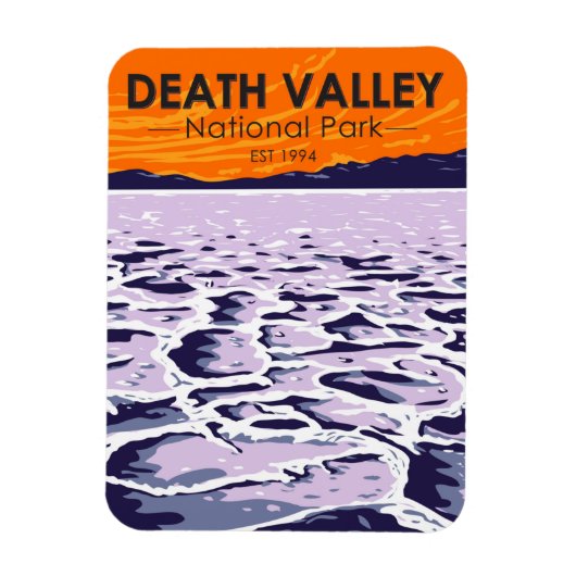 Nationaal Park Death Valley  Magneet (Verticaal)
