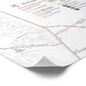 Nationaal park Death Valley Poster (Hoek)