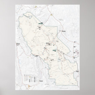 Nationaal park Death Valley Poster