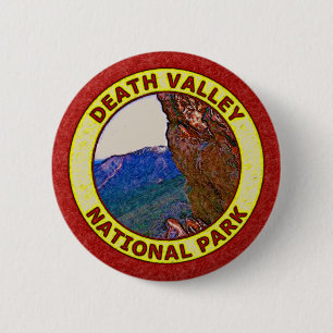 Nationaal park Death Valley Ronde Button 5,7 Cm