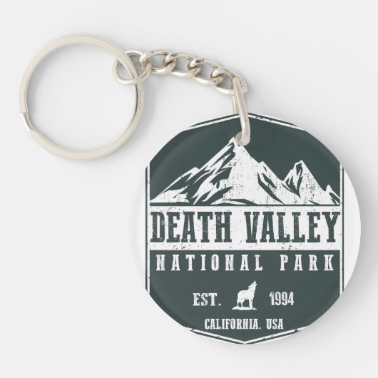 Nationaal park Death Valley Sleutelhanger (Voorkant)