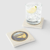 Nationaal park Death Valley Stenen Onderzetter (Zijkant)