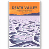 Nationaal Park Death Valley  Sticker (Voorkant)