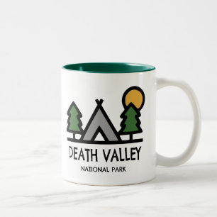 Nationaal park Death Valley Tweekleurige Koffiemok
