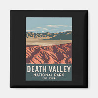 Nationaal park Death Valley vintage kamperen wande