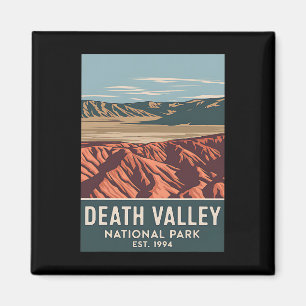 Nationaal park Death Valley vintage kamperen wande Magneet