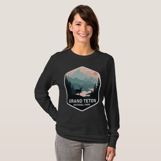 nationaal park Deer Mountains T-shirt (Voorkant volledig)