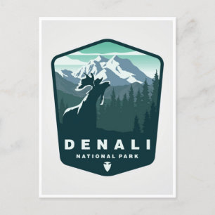 Nationaal Park Denali Alaska Mount Hunter Briefkaart