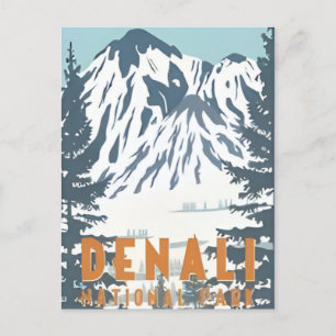 Nationaal Park Denali Alaska Mount Hunter Briefkaart