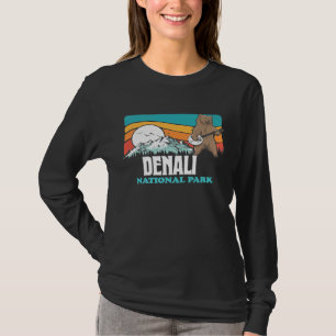 Nationaal park Denali Alaska Mountains Banjo Beer T-shirt