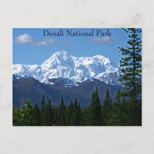 Nationaal Park Denali Briefkaart (Voorkant)