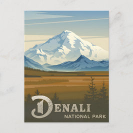 Nationaal park Denali Briefkaart