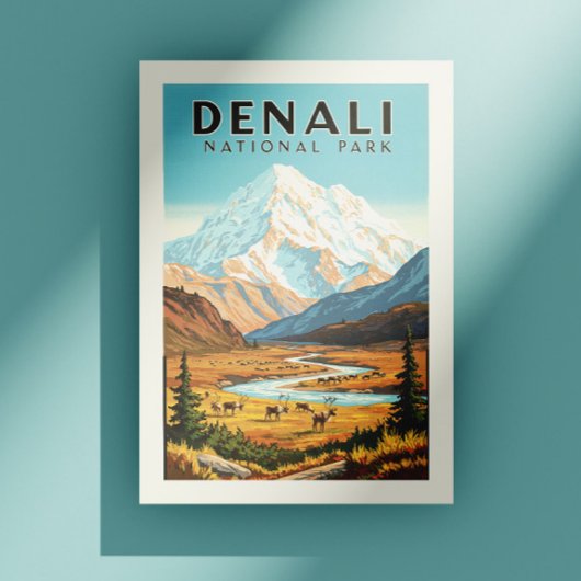Nationaal Park  Denali Briefkaart