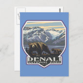 Nationaal park Denali Briefkaart (Voorkant / Achterkant)