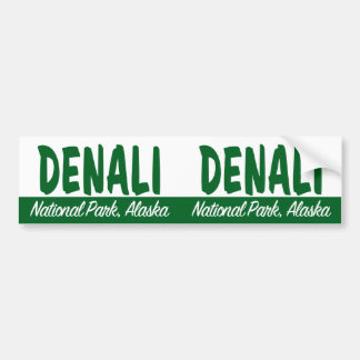 Nationaal park Denali Bumpersticker