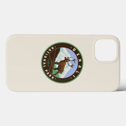 Nationaal park Denali Case-Mate iPhone Case (Achterkant (horizontaal))