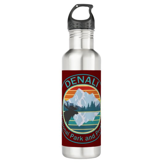 Nationaal Park Denali en Preserve Moose Waterfles (Voorkant)