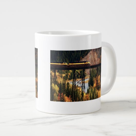 Nationaal Park Denali en Preserve USA Alaska Jumbo Mok (Voorkant rechts)