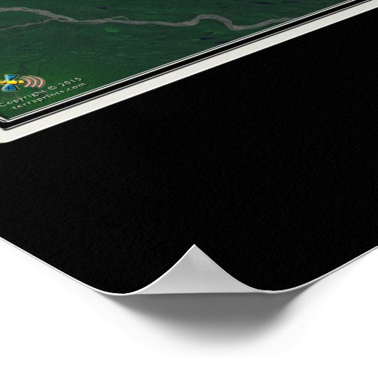 Nationaal park Denali en reserve Alaska uit de rui Poster (Hoek)