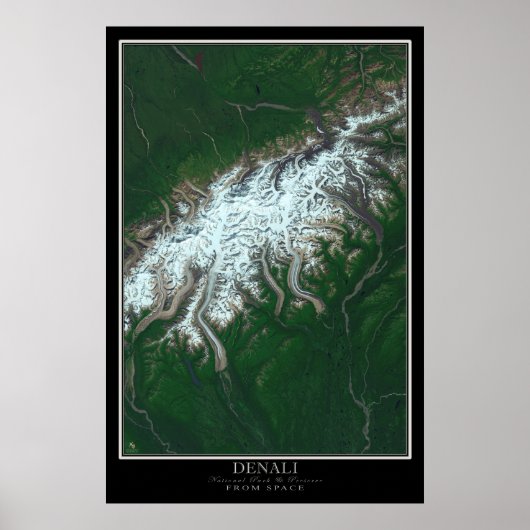 Nationaal park Denali en reserve Alaska uit de rui Poster (Voorkant)