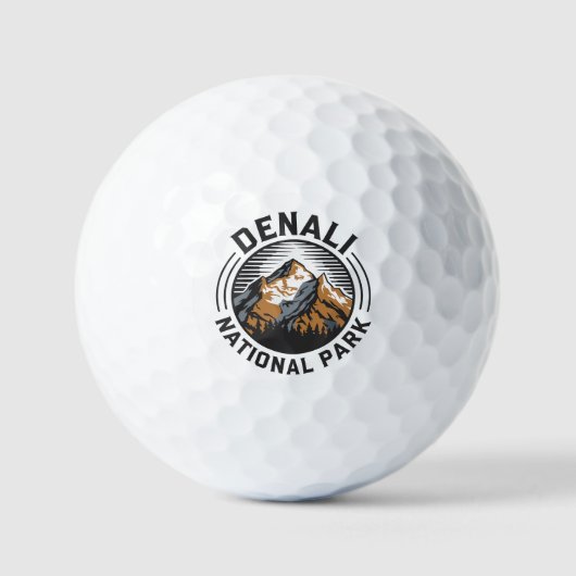 Nationaal park Denali Golfballen (Voorkant)