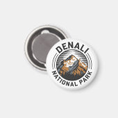 Nationaal park Denali Magneet (Voorkant / Achterkant)