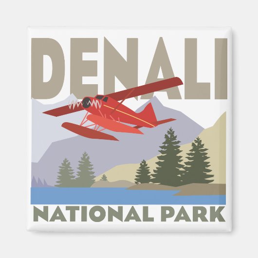 Nationaal park Denali Magneet (Voorkant)