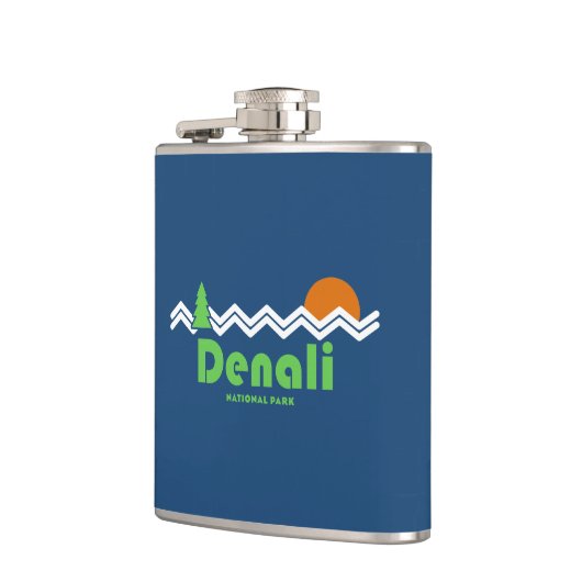 Nationaal park Denali Retro Heupfles (Links)