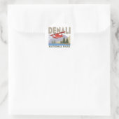 Nationaal park Denali Ronde Sticker (Tas)