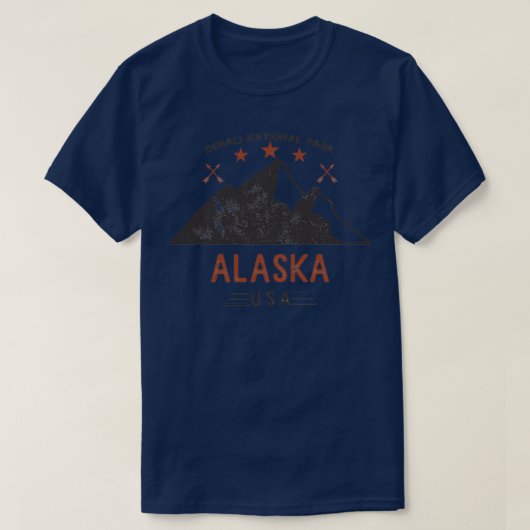 Nationaal Park Denali T-shirt (Design voorkant)