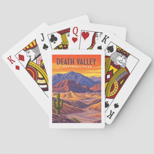 Nationaal Park  doodvallei Pokerkaarten (Achterkant)