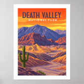 Nationaal Park doodvallei Poster (Voorkant)
