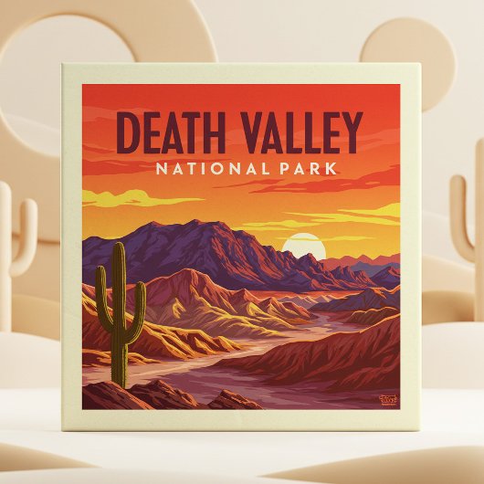 Nationaal Park  doodvallei Tegeltje