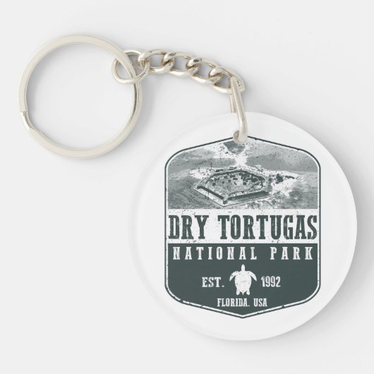 Nationaal park Dry Tortugas Sleutelhanger (Voorkant)