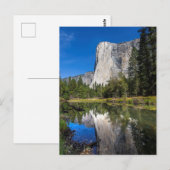 Nationaal Park El Capitan Yosemite Briefkaart (Voorkant / Achterkant)