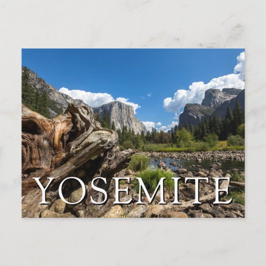 Nationaal Park El Capitan Yosemite Briefkaart (Voorkant)