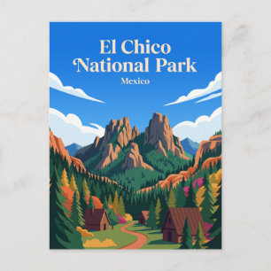 Nationaal park El Chico Mexico Briefkaart