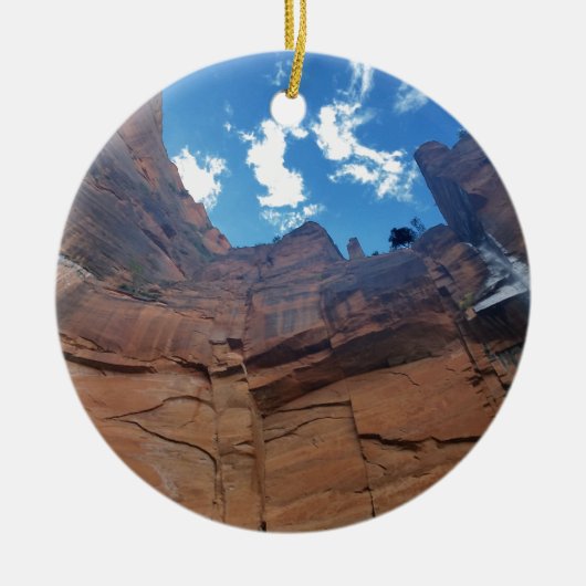 Nationaal Park Emerald pools Weeping Rock Zion Ornament (Voorkant)
