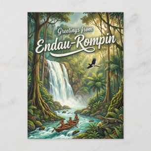 Nationaal park Endau-Rompin Maleisië Briefkaart