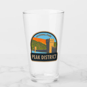 Nationaal Park Engeland van het district Peak Glas