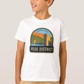 Nationaal Park Engeland van het district Peak  T-shirt (Voorkant)