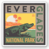 Nationaal park Everglades | Florida Sticker (Voorkant)