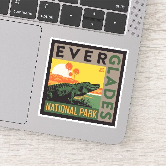 Nationaal park Everglades | Florida Sticker (Detail)