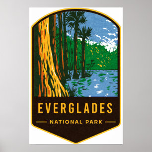 Nationaal park Everglades Poster