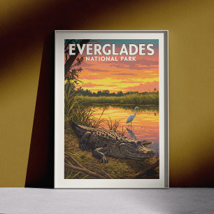 Nationaal Park Everglades Poster