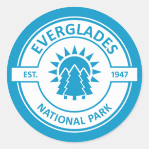 Nationaal park Everglades Ronde Sticker